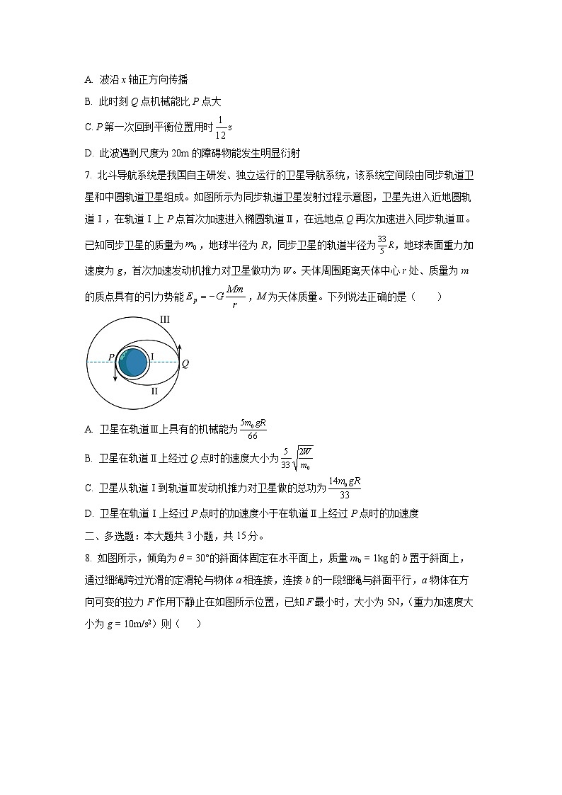 2025-2026学年江苏省无锡市第一中学高三上学期期中物理试卷（学生版）第3页