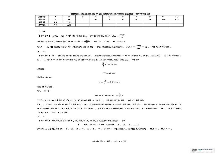 山东省菏泽市鄄城县第一中学2025-2026学年高二上学期1月月考物理试题第3页