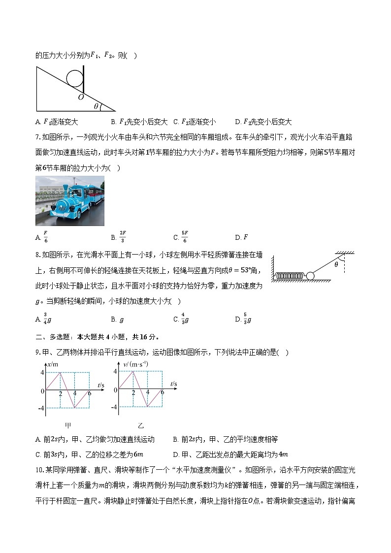 山东省烟台市栖霞市第一中学2025-2026学年高一上学期1月月考物理试题第2页