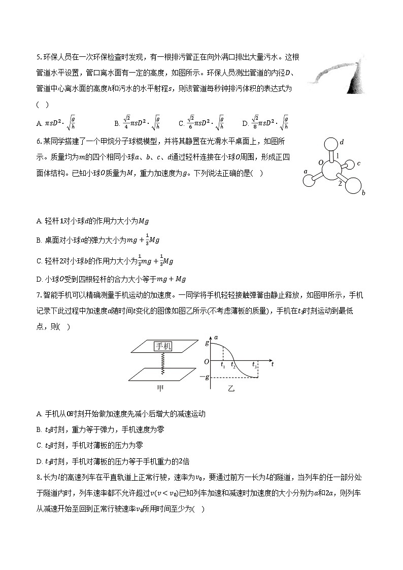 云南省昆明八中2025-2026学年高一（上）月考物理试卷（1月份）第2页