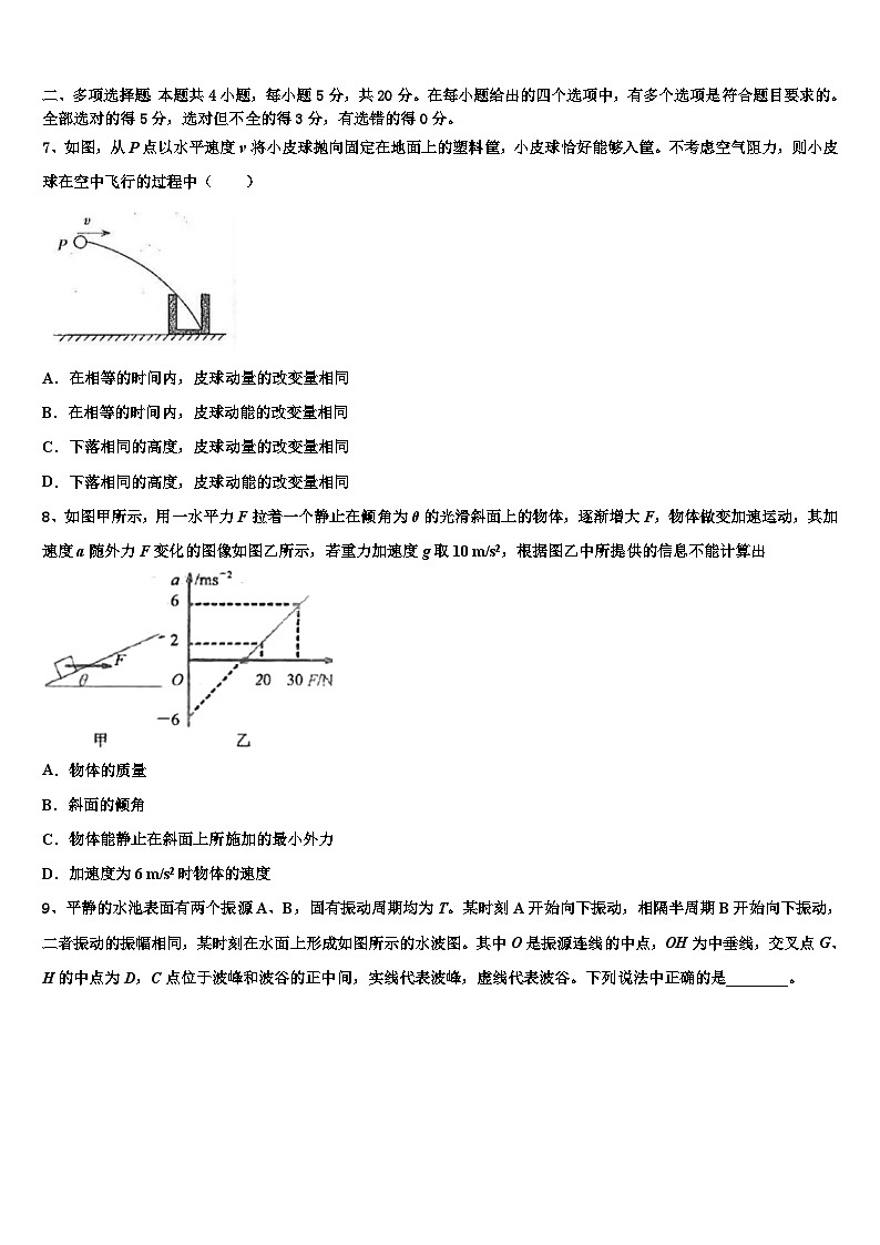 2026届河南省郑州市外国语学校高考物理全真模拟密押卷含解析第3页