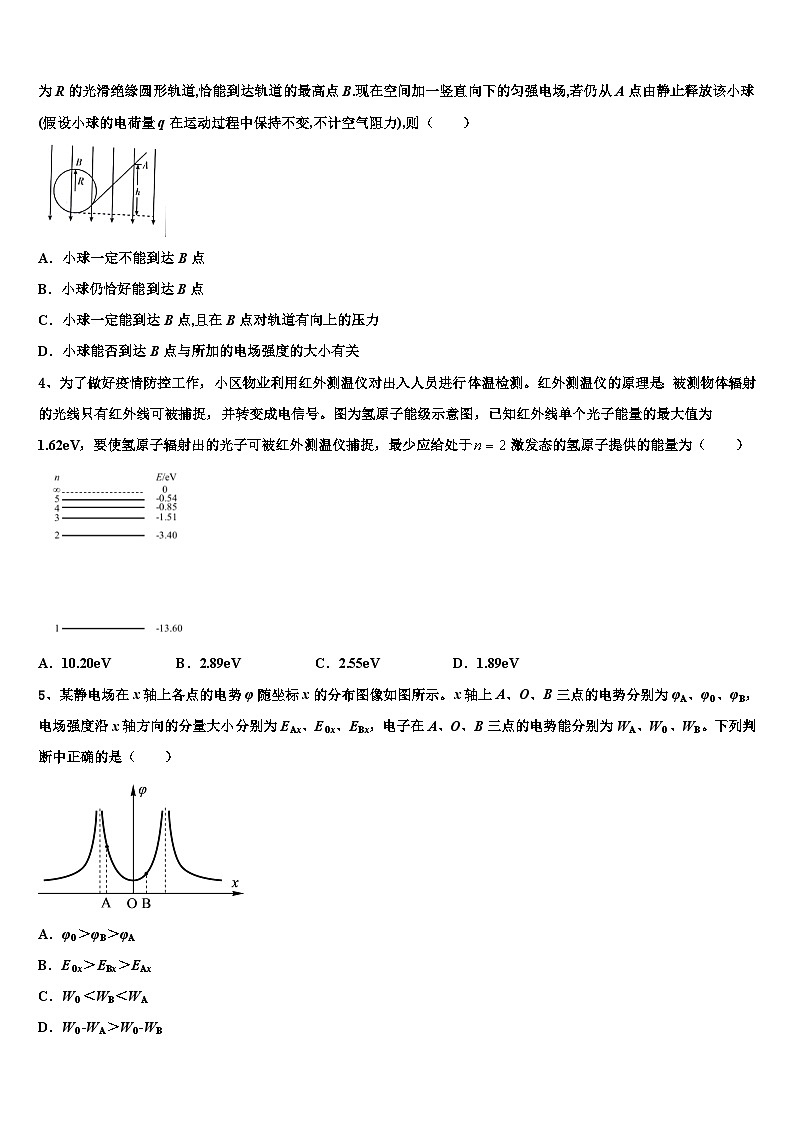 2026届河南省周口市西华县高考物理全真模拟密押卷含解析第2页
