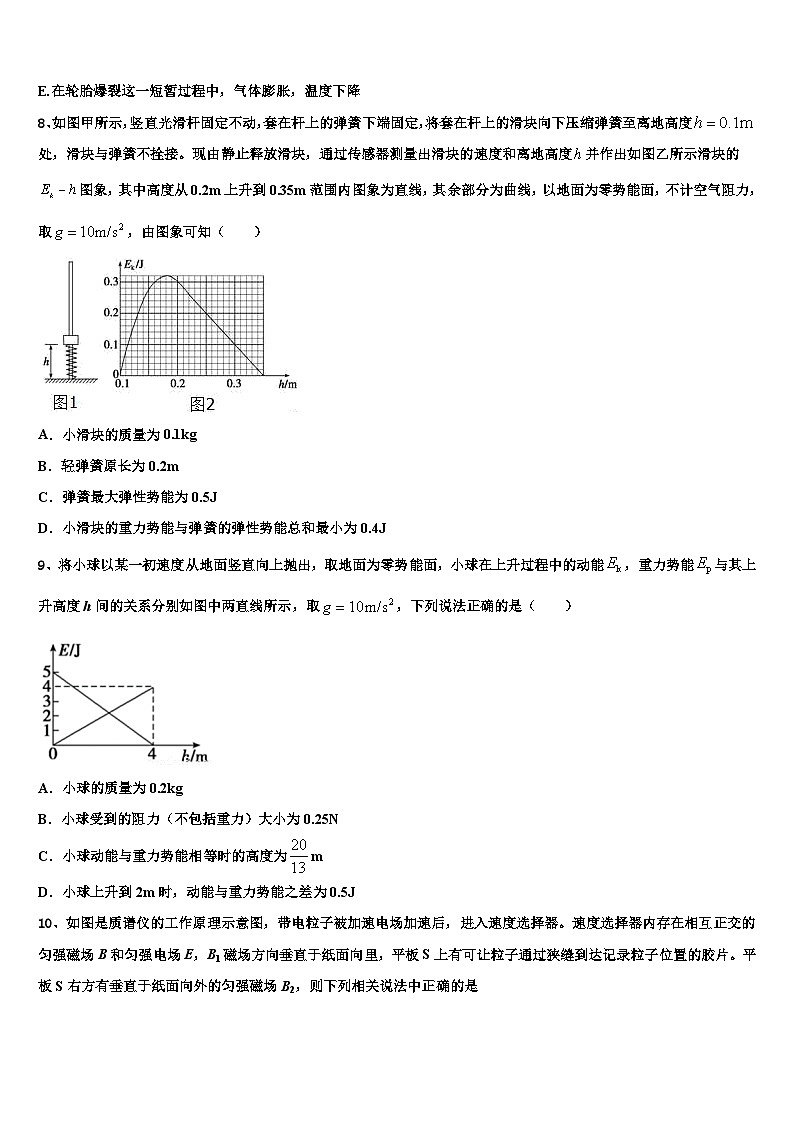 2026届黑龙江省大庆市一中高三下学期一模考试物理试题含解析第3页