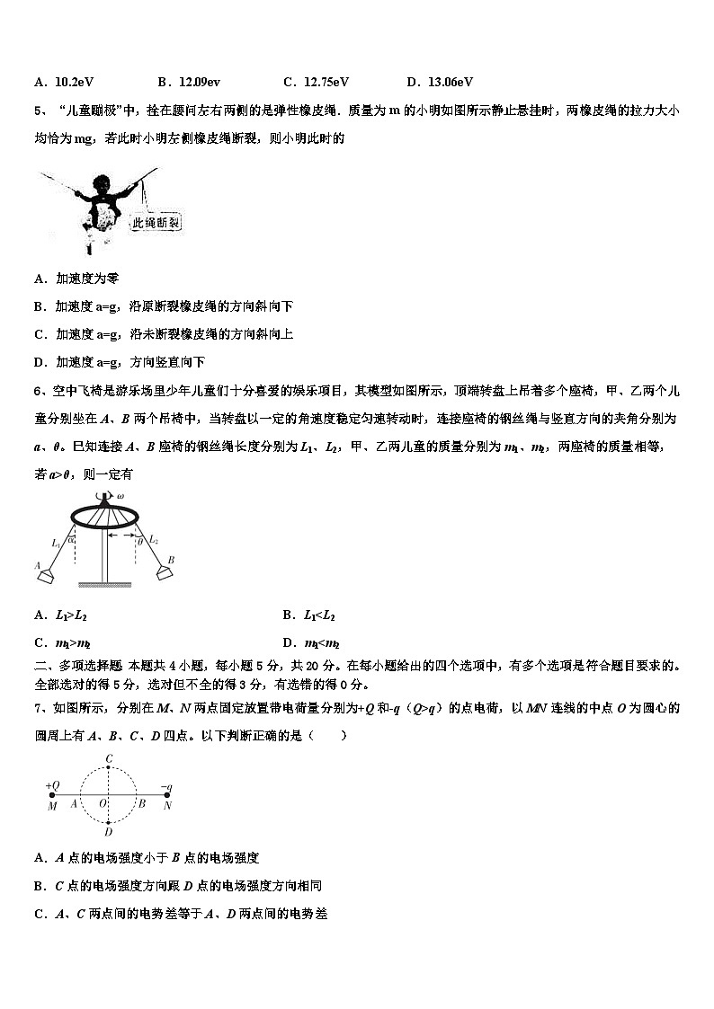 2026届黑龙江哈尔滨市第三十二中学高三（最后冲刺）物理试卷含解析第2页