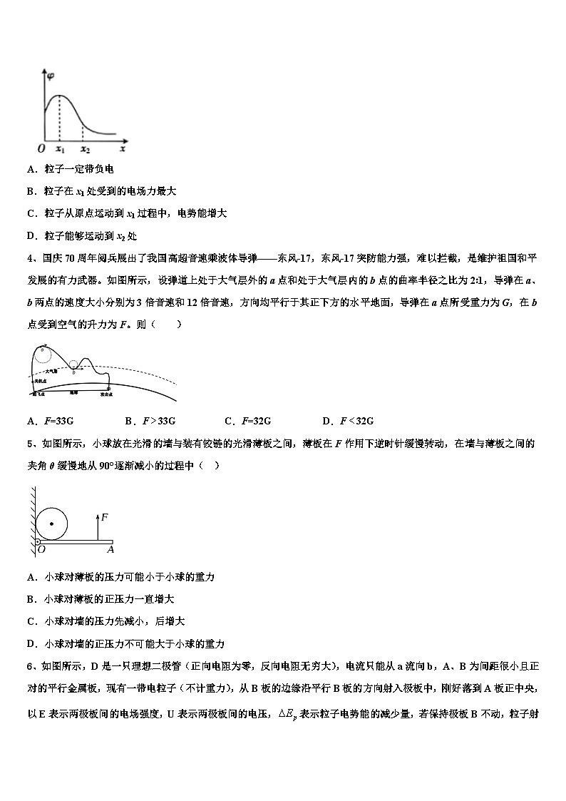 2026届黑龙江佳木斯第一中学高三下第一次测试物理试题含解析第2页