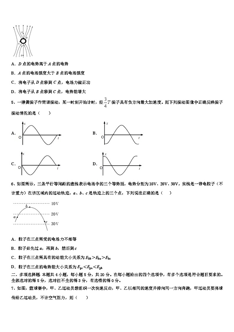 2026届河南省驻马店市名校高三（最后冲刺）物理试卷含解析第2页
