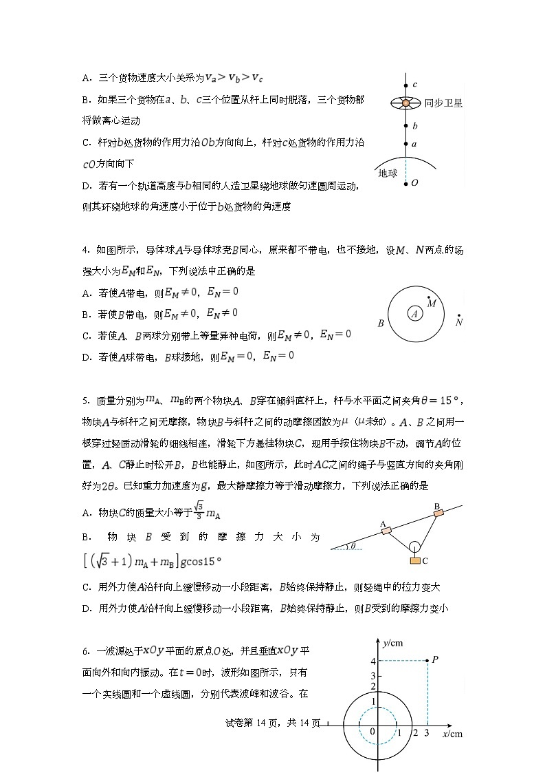 湖南省长沙市师大附中2026届高三上学期第五次月考物理试卷（Word版附解析）第2页