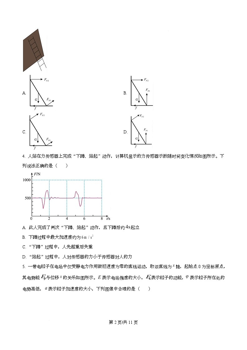 浙江省衢州五校2025-2026学年高二上学期11月期中物理试题（原卷版）第2页