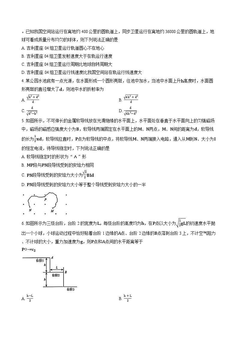 河南省青桐鸣2025-2026学年上学期高三1月物理联考试卷及答案第2页