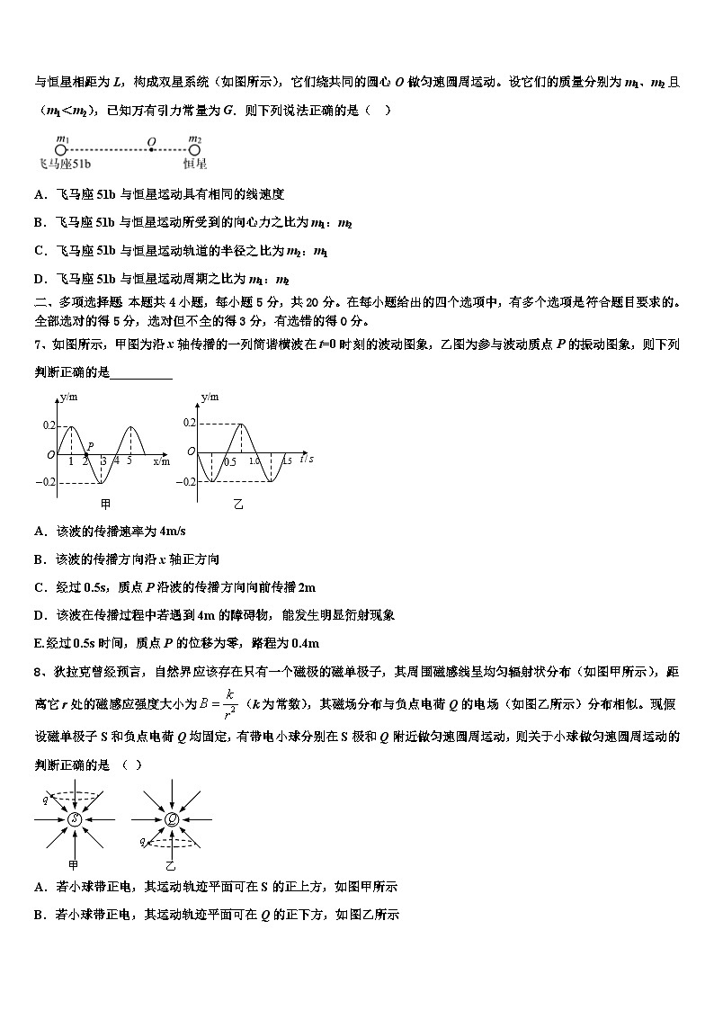 2026届黑龙江省哈尔滨市第九中学高考物理四模试卷含解析第3页