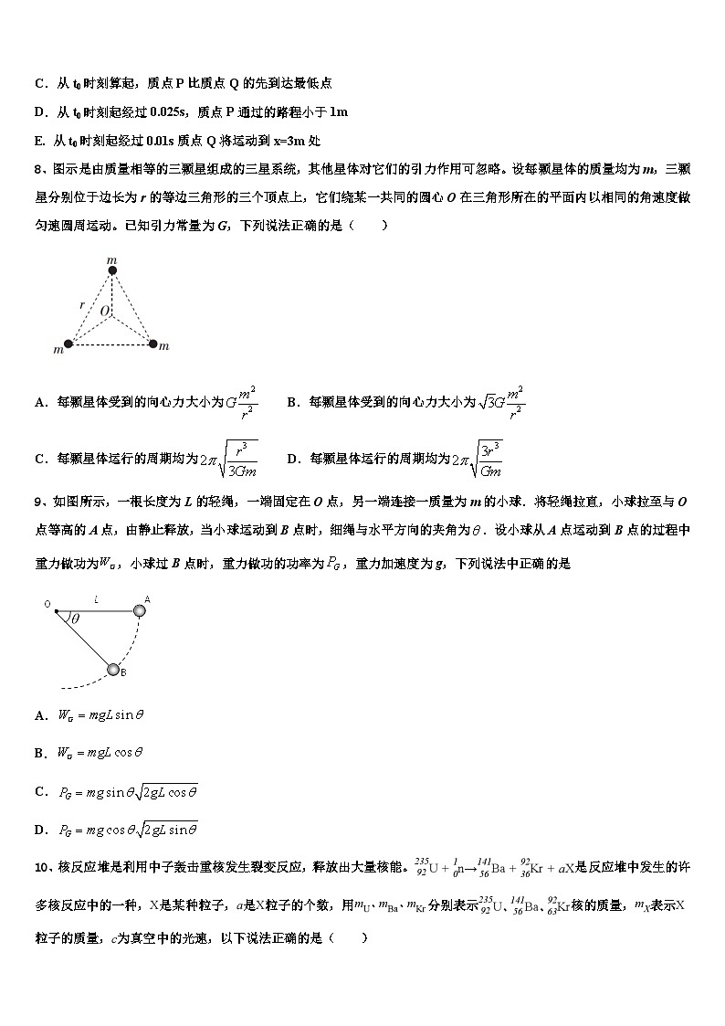 2026届黑龙江省鸡西虎林市东方红林业局高考物理押题试卷含解析第3页