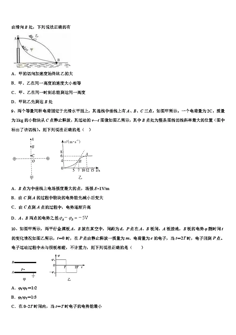 2026届呼和浩特市重点中学高考物理倒计时模拟卷含解析第3页