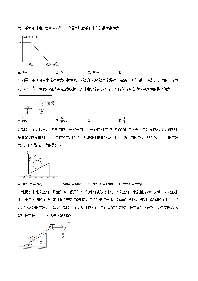 四川省遂宁市射洪2025-2026学年高一上学期1月期末拔尖创新人才素质监测物理试卷（含答案）第2页