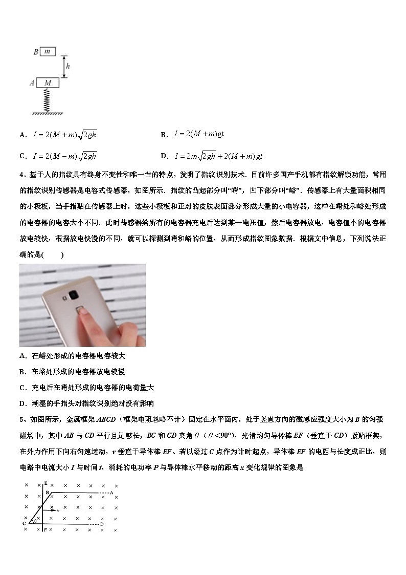 2026届黑龙江省牡丹江一中高三下学期一模考试物理试题含解析第2页