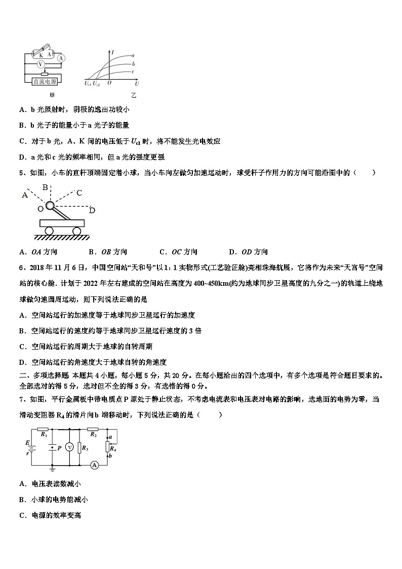 2026届黑龙江省鸡西市鸡东县二中高三（最后冲刺）物理试卷含解析第2页