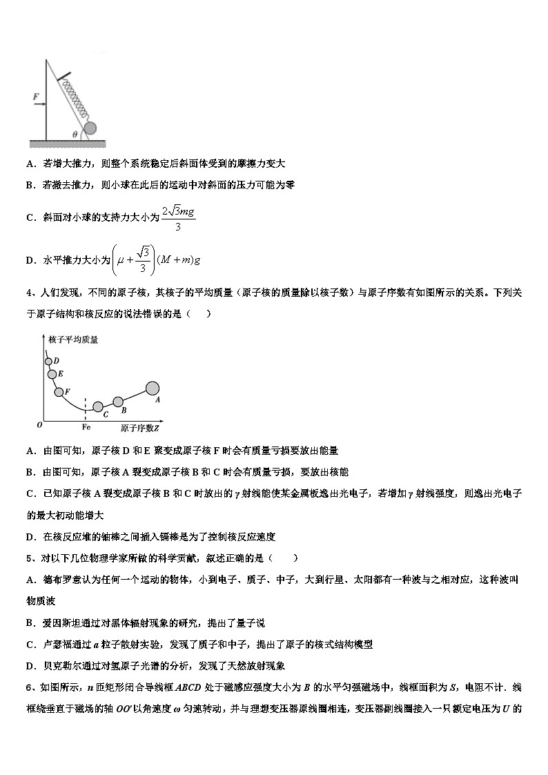 2026届黑龙江省鹤岗一中高三最后一模物理试题含解析第2页