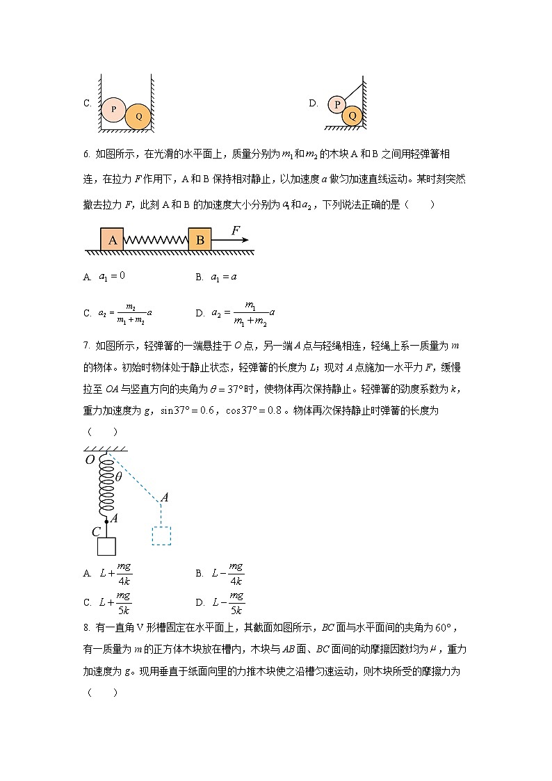 2025-2026学年山东省名校考试联盟高一上学期12月选课指导调研考试物理试卷（学生版）第3页