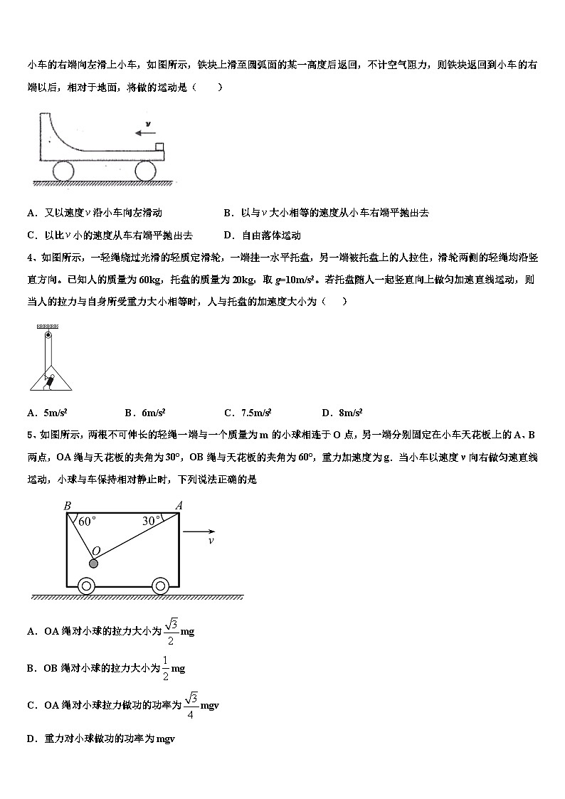 2026届湖北省部分省级示范性重点中学高考仿真卷物理试题含解析第2页