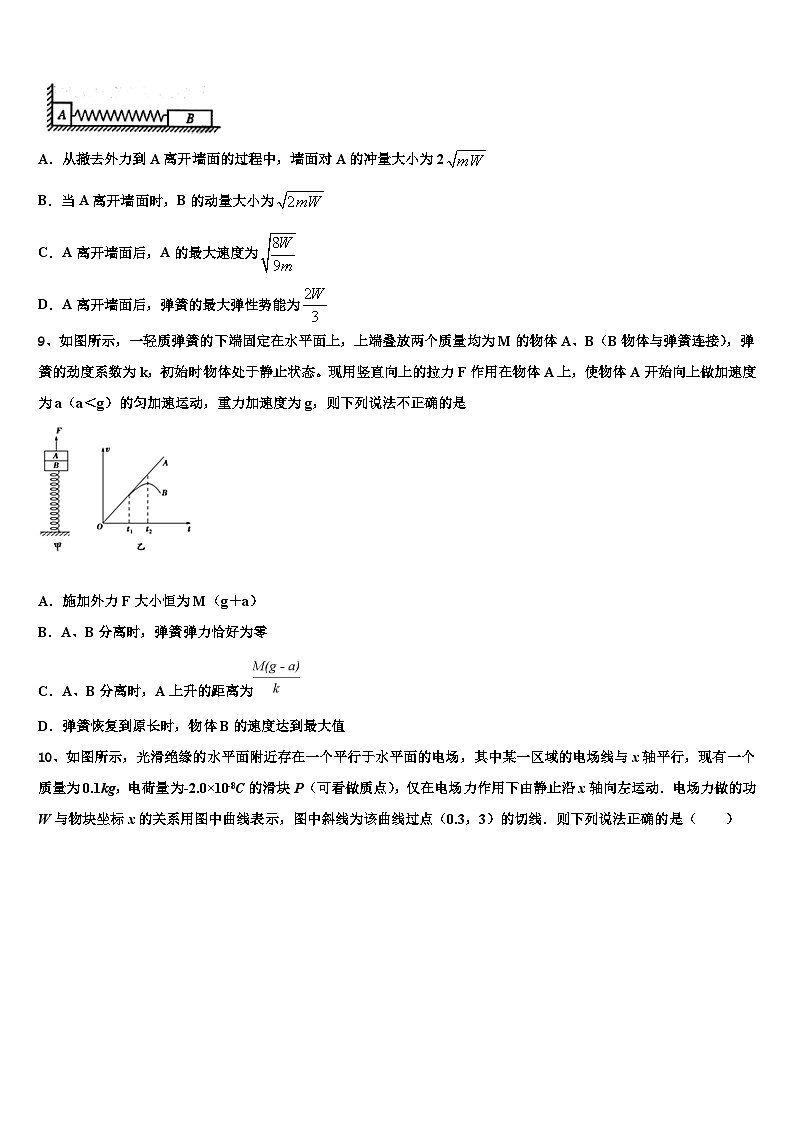 2026届湖北省荆州市名校高三下学期联合考试物理试题含解析第3页