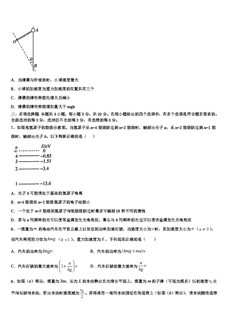 2026届湖北省武汉市六校联考高考物理考前最后一卷预测卷含解析第3页