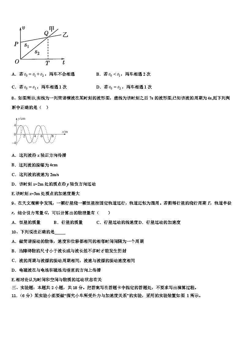 2026届湖北省武汉外国语学校高考仿真卷物理试题含解析第3页