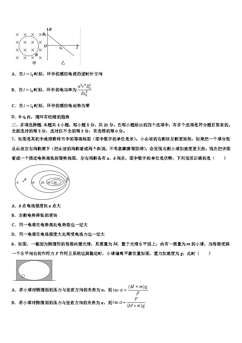 2026届湖北省宜昌市秭归县二中高考物理五模试卷含解析第3页