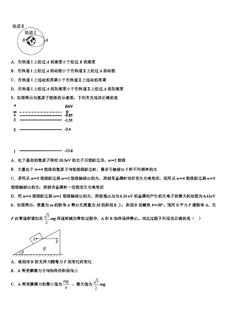 2026届湖北省孝感市汉川市汉川二中高考物理一模试卷含解析第2页