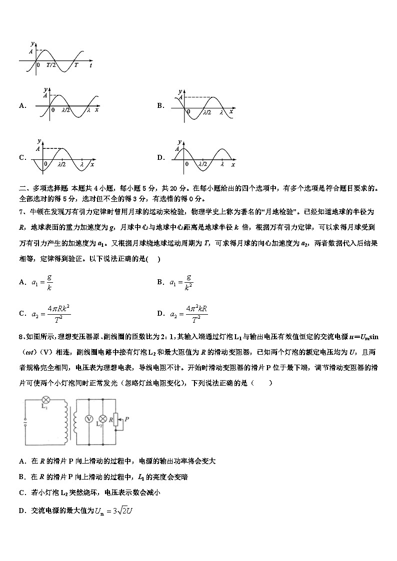 2026届湖北省宜昌县域高中协同发展共同体高三下第一次测试物理试题含解析第3页