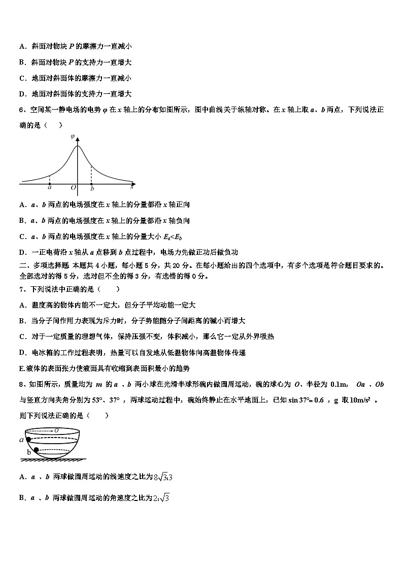 2026届湖北省武汉市华中师范大学第一附属中学高三考前热身物理试卷含解析第2页