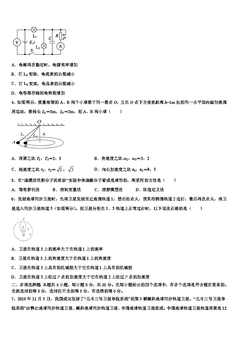2026届湖北省“荆、荆、襄、宜四地七校高三考前热身物理试卷含解析第2页