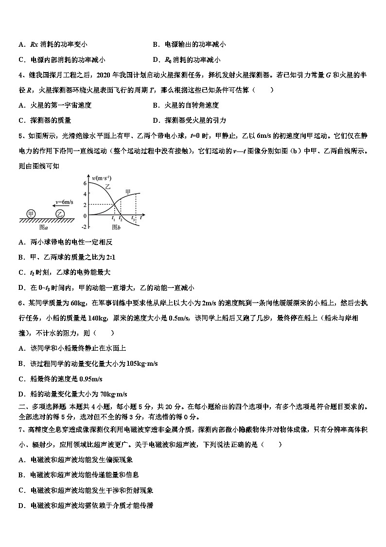 2026届湖北省恩施高中高三下学期联考物理试题含解析第2页