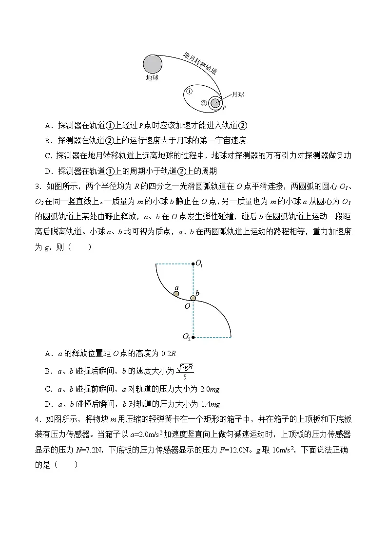 安徽省合肥市2026届高三上学期期末模拟 物理试卷第2页