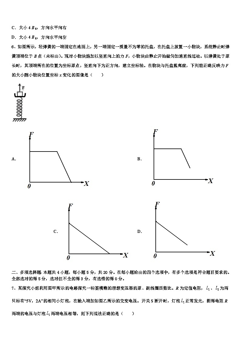 2026届湖北五校联盟高考冲刺押题（最后一卷）物理试卷含解析第3页