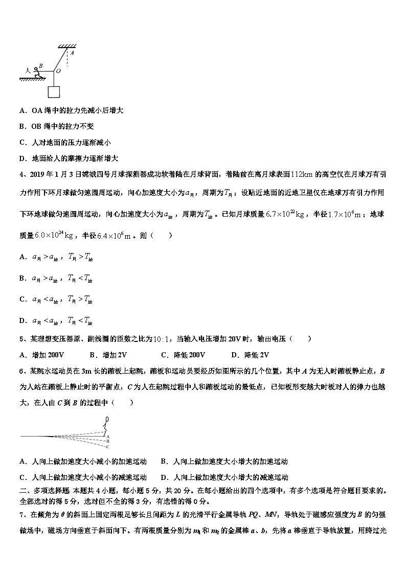 2026届湖北武汉市华中师大一附中高考适应性考试物理试卷含解析第2页