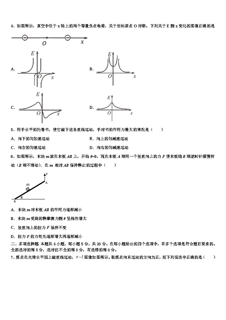 2026届湖南省常宁市第一中学高考全国统考预测密卷物理试卷含解析第2页