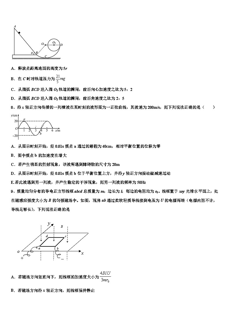 2026届湖南省郴州市高考冲刺模拟物理试题含解析第3页