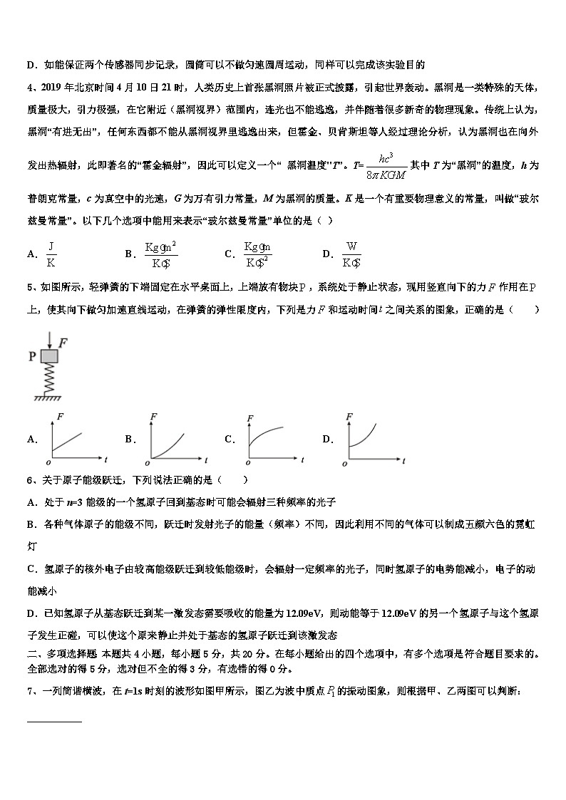 2026届湖南省道县补习学校高考冲刺模拟物理试题含解析第2页