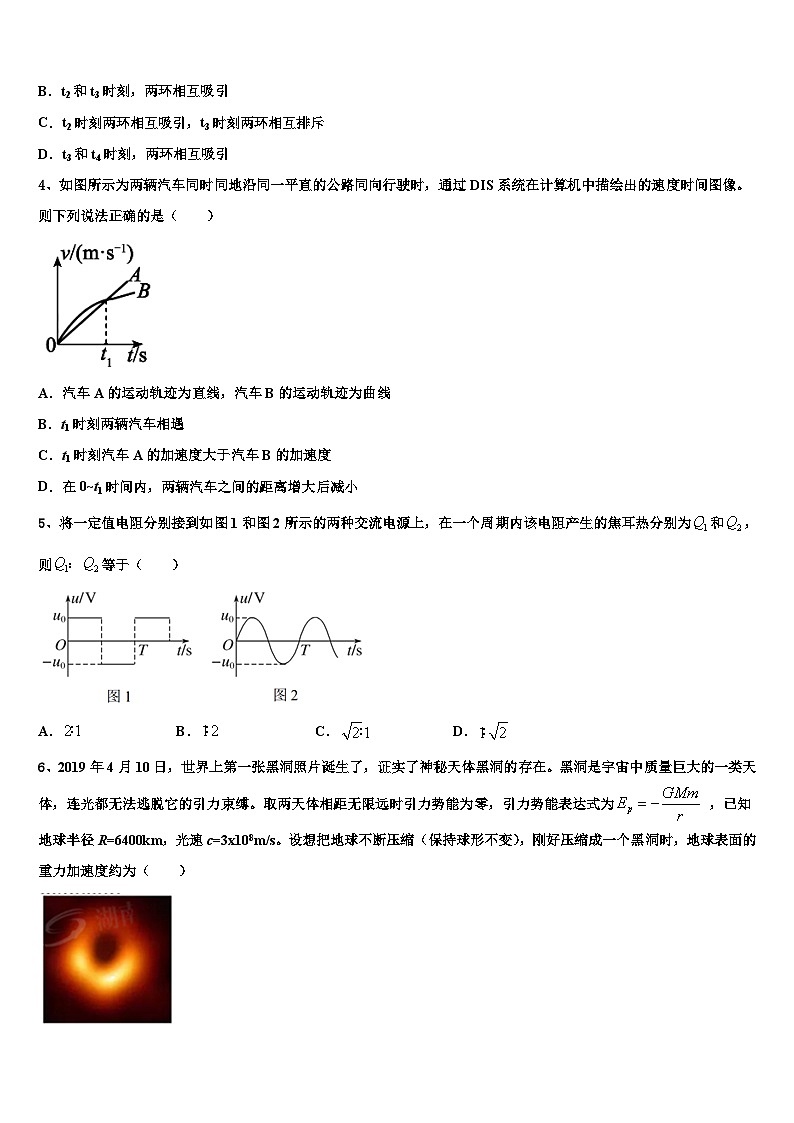 2026届湖南省二校联考高考仿真卷物理试题含解析第2页