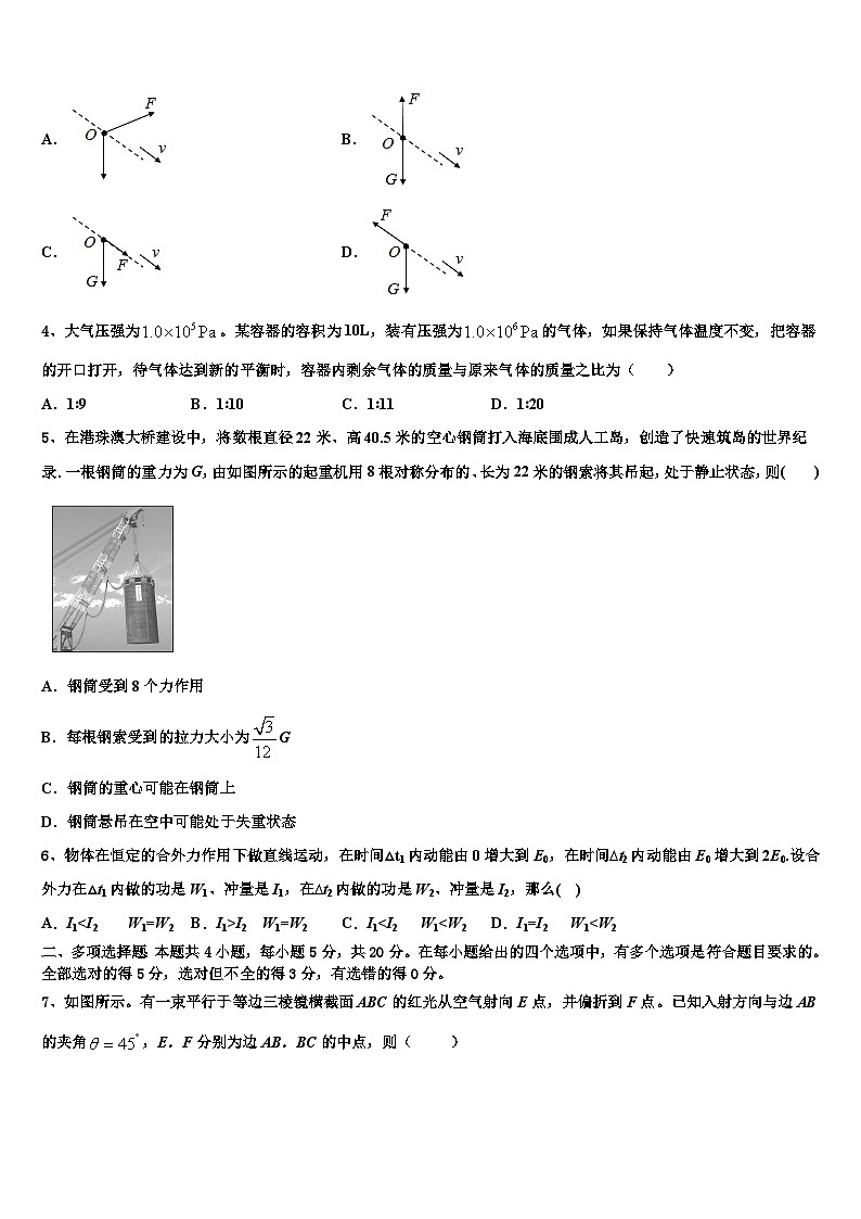 2026届湖南省道县第二中学高考全国统考预测密卷物理试卷含解析第2页
