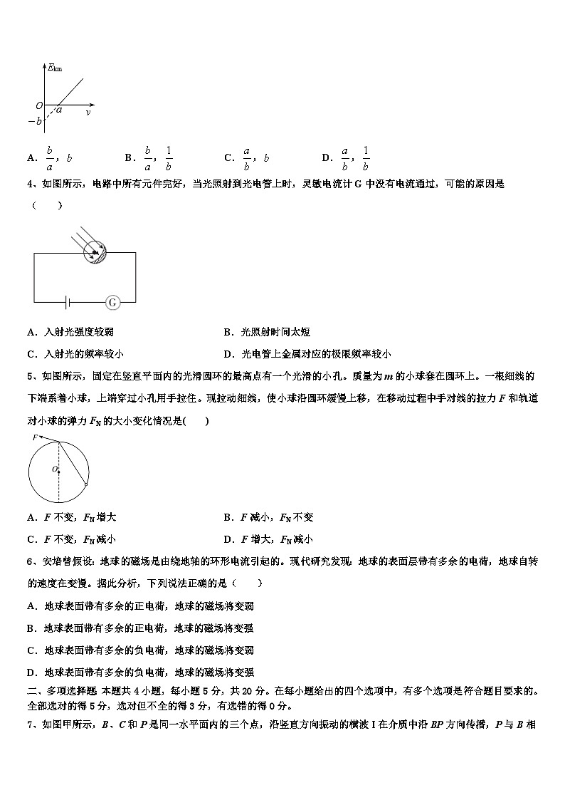 2026届湖南省衡阳县第三中学高考物理押题试卷含解析第2页
