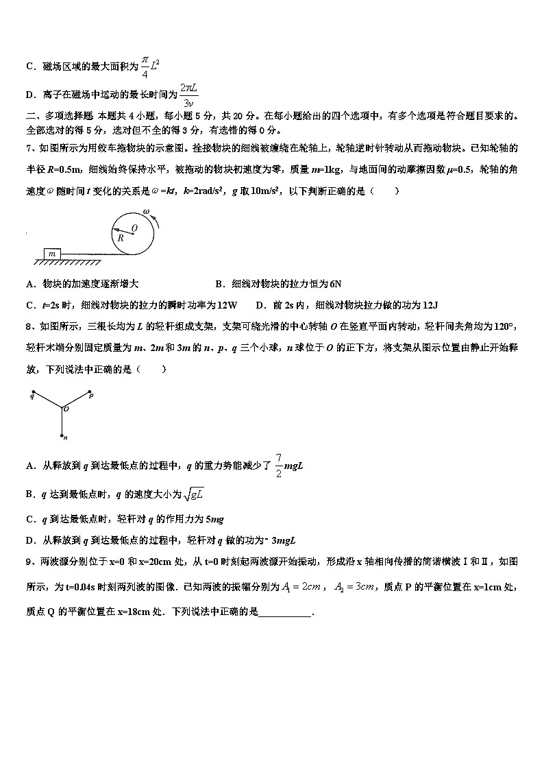 2026届湖南省衡阳县江山中英文学校高考全国统考预测密卷物理试卷含解析第3页