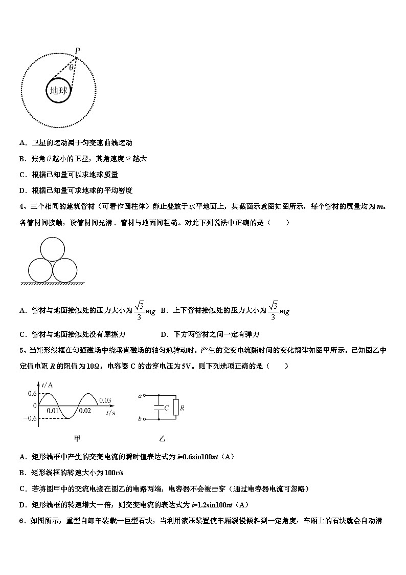 2026届湖南省衡阳一中高考考前模拟物理试题含解析第2页