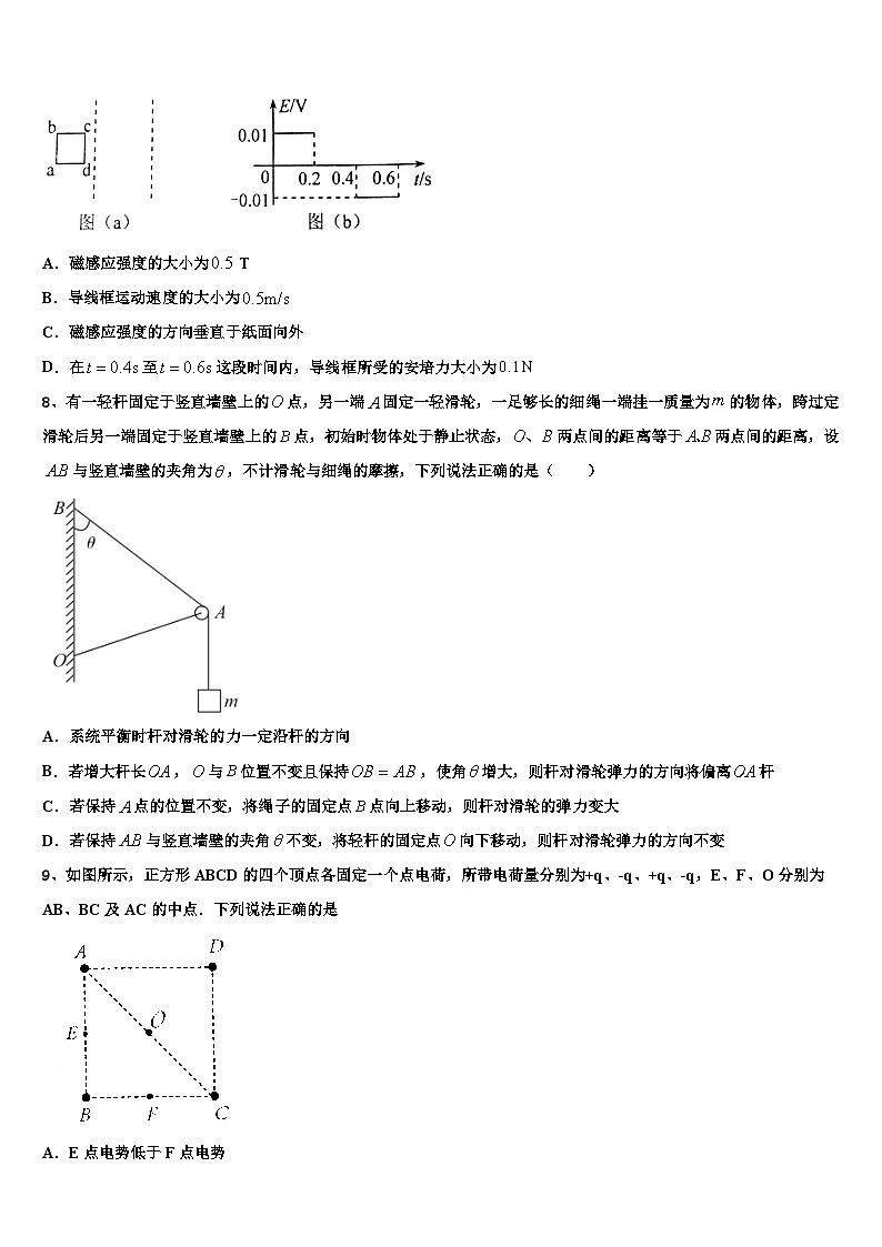 2026届湖南省醴陵市第四中学高考临考冲刺物理试卷含解析第3页