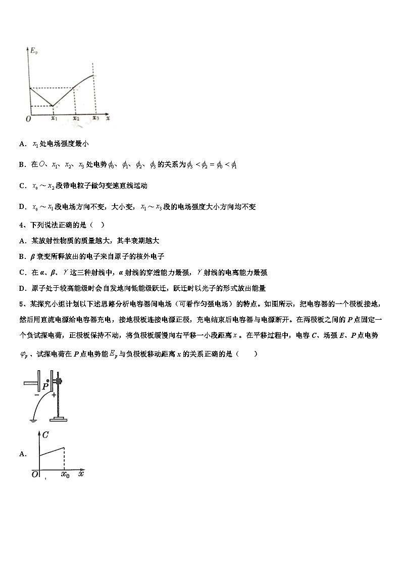 2026届湖南省长沙浏阳市高考考前模拟物理试题含解析第2页
