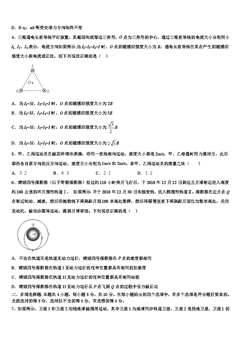2026届湖南省岳阳市一中下学期高三下学期联合考试物理试题含解析第2页