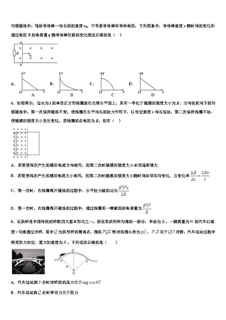 2026届湖南省永州市祁阳一中高三（最后冲刺）物理试卷含解析第2页