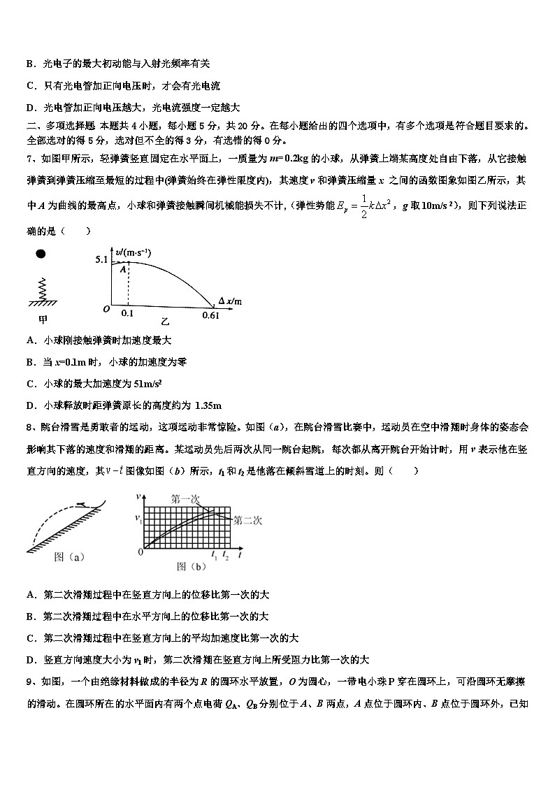 2026届湖南省长沙市湖南师范大学附属中学高三下学期联考物理试题含解析第3页