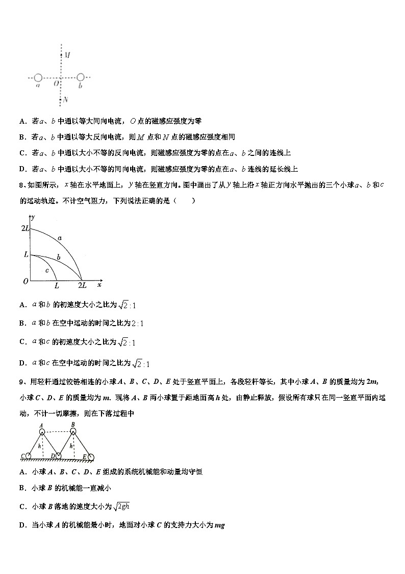 2026届湖南省益阳市第一中学高三下学期第六次检测物理试卷含解析第3页