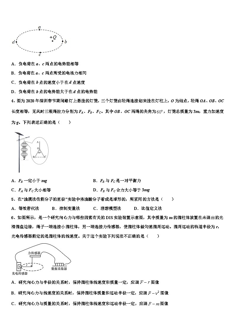 2026届湖南省娄底市高三下第一次测试物理试题含解析第2页