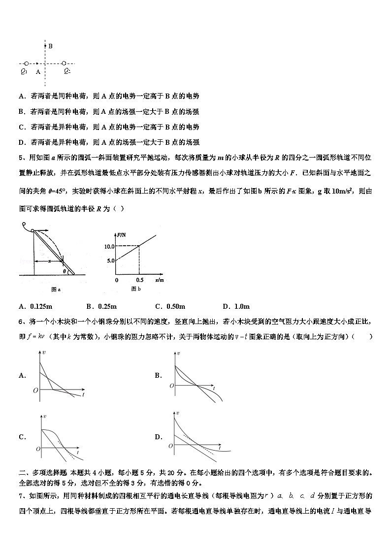 2026届湖南省江西省广东省名校高三（最后冲刺）物理试卷含解析第2页